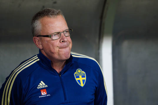 head coach Janne Andersson of Sweden