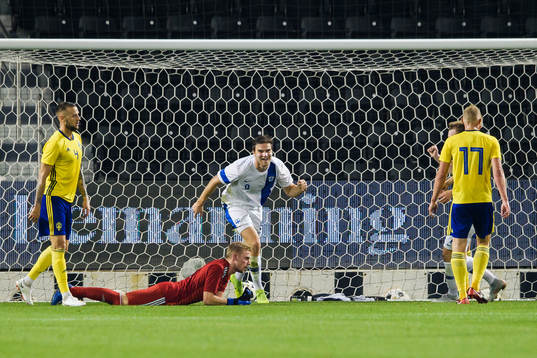 Eero Markkanen of Finland celebrates