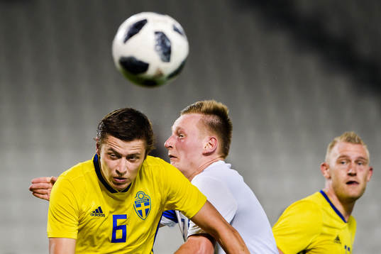 Simon Thern and Robin Jansson of Sweden and Rasmus