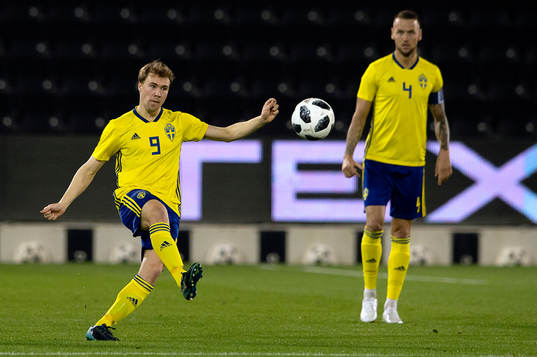 Sweden's Simon Tibbling and Alexander Milosevic