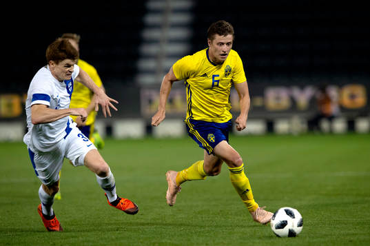 Sweden's Simon Thern and Finland's Albin Granlund