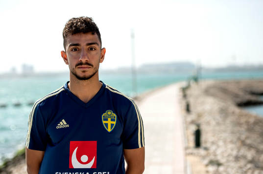 Sweden's Daleho Irandust poses for a portrait