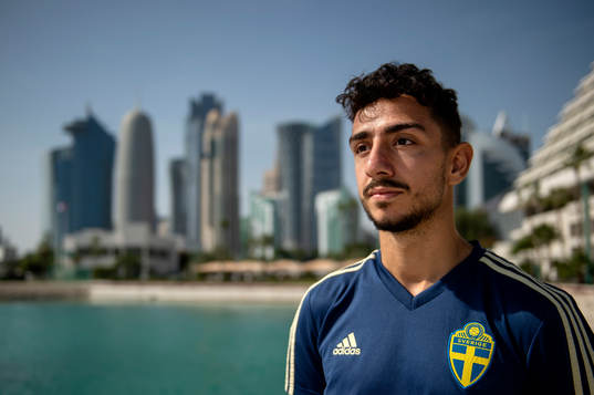Sweden's Daleho Irandust poses for a portrait