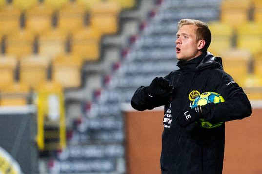 Målvaktstränare Linus Eriksson