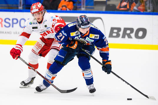 Timrås Marcus Hardegård och Växjös Filip Cederqvist