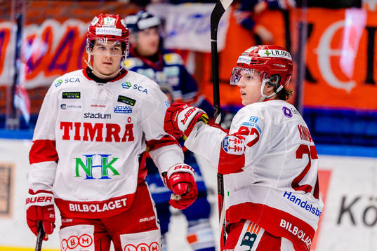 Timrås Johannes Kinnvall jublar