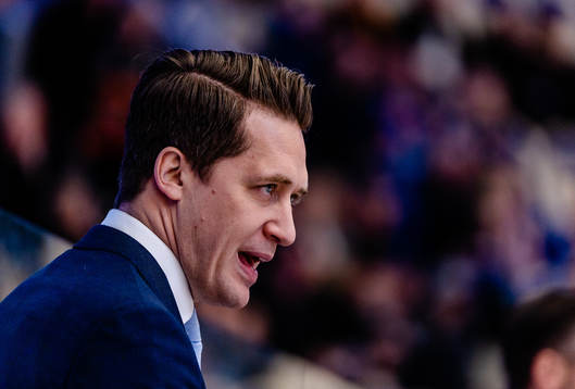 Växjös tränare Sam Hallam