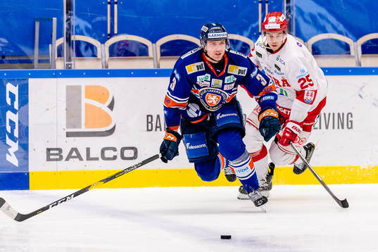 Växjös Oliver Bohm och Timrås Patrik Blomberg