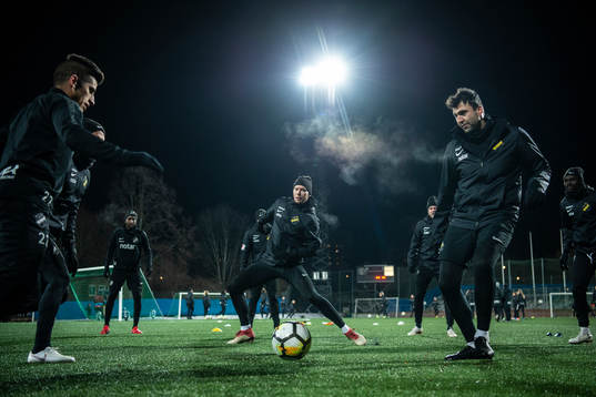 Bläddra bland fler bilder av Fotboll, Allsvenskan, AIK, Träning