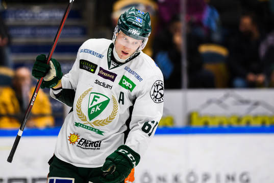 Färjestads Johan Ryno deppar