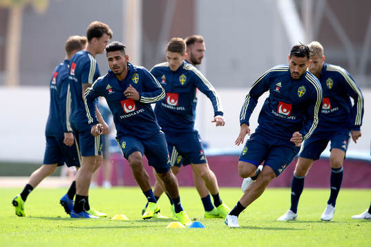 Sweden's Sotirios Papagiannopoulos and Hosam Aiesh