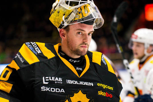 Skellefteås målvakt Gustaf Lindvall