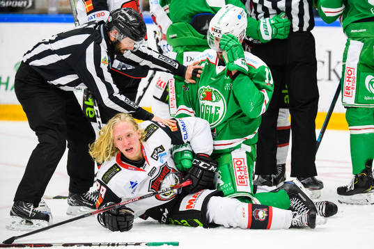 Rögles Mattias Sjögren och Malmö Redhawks Marcus