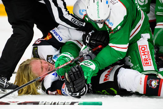 Malmö Redhawks Marcus Sylvegård i bråk med Rögles