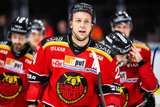 Luleås Johan Harju jublar