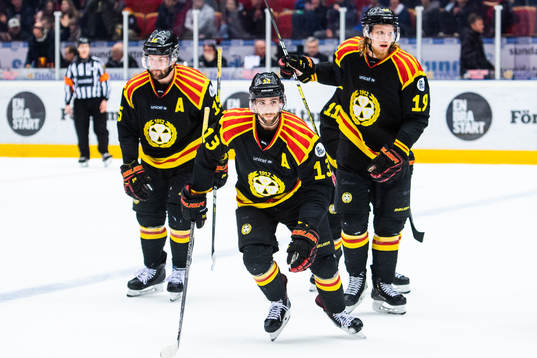 Brynäs Ryan Gunderson jublar