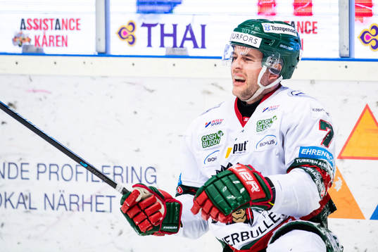 Frölunda Pathrik Westerholm har ont