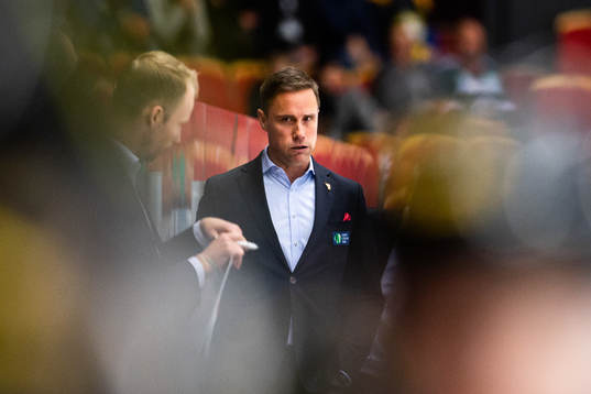 Frölunda tränare Roger Rönnberg  deppar