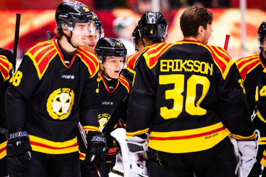 Brynäs Daniel Mannberg jublar