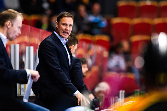 Frölunda tränare Roger Rönnberg  deppar