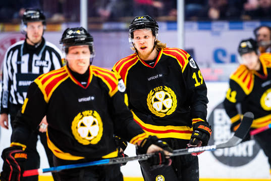 Brynäs Niclas Lundgren och Ludvig Nilsson deppar