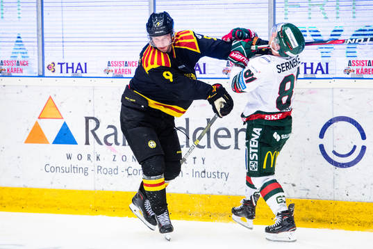 Brynäs Niclas Andersén och Frölunda Ryan Lasch