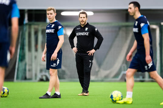 Hjälptränaren Tobias Hysén