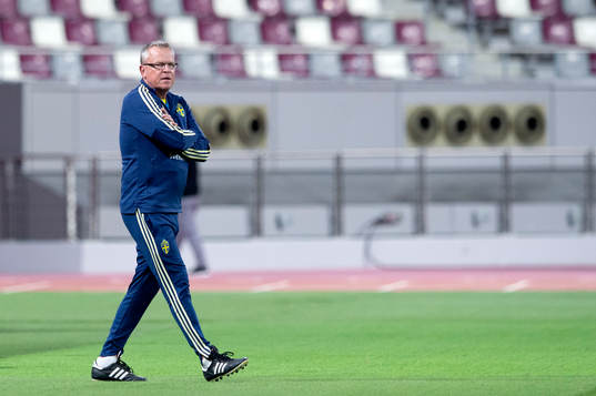 Sweden's head coach Janne Andersson