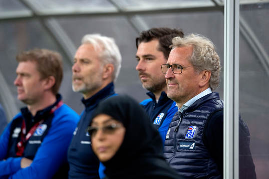 Iceland's head coach Erik Hamrén