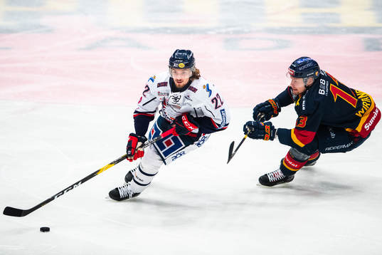Linköpings Adam Brodecki och Djurgårdens Petteri Wirtanen