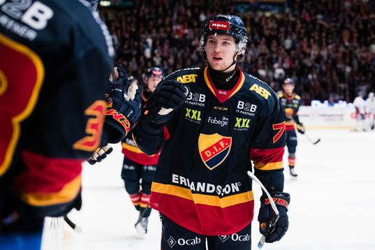 Djurgårdens Marcus Davidsson jublar