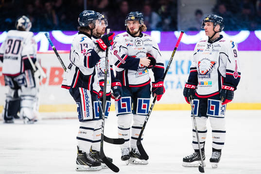 Linköpings Andrew Gordon, Lukas Bengtsson, Adam Brodecki