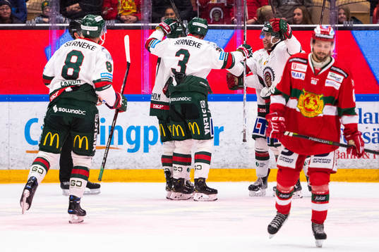 Frölunda Ponthus Westerholm jublar