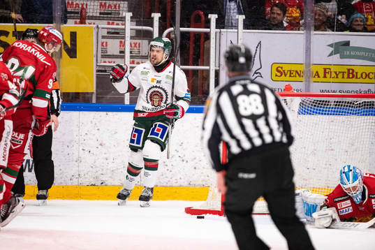Frölundas Mats Rosseli Olsen jublar