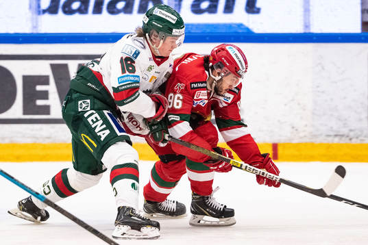Frölundas Filip Westerlund och Moras Niki Petti