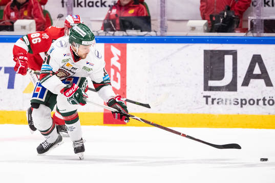 Moras Mathias Bromé och Frölundas Mats Rosseli Olsen