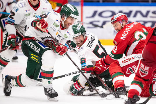 Frölundas Joel Lundqvist och Frölundas Jonathan Sigalet