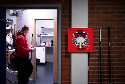 Malmö Redhawks assisterande tränare Jesper Mattsson i