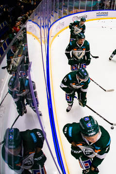 Färjestads Theodor Lennström, Marcus Nilsson, Joakim