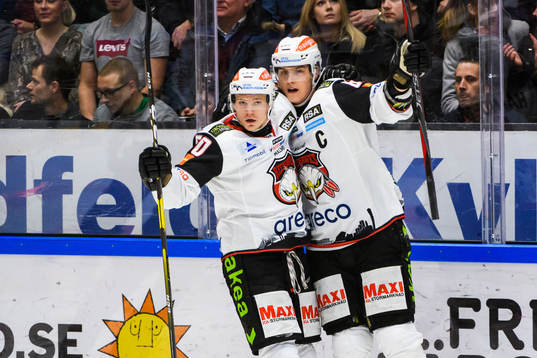 Malmö Redhawks Fredrik Händemark jublar