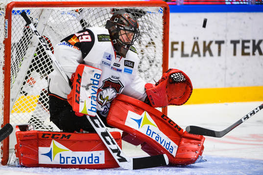 Malmö Redhawks målvakt Oscar Alsenfelt