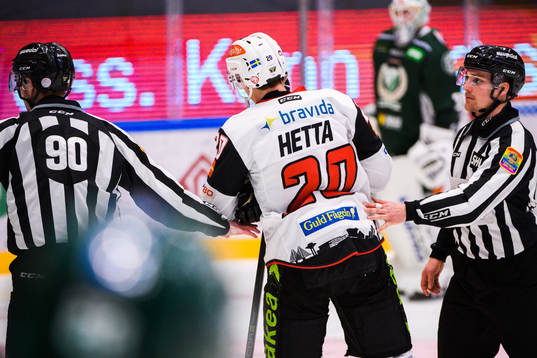 Malmö Redhawks Henrik Hetta får matchstraff