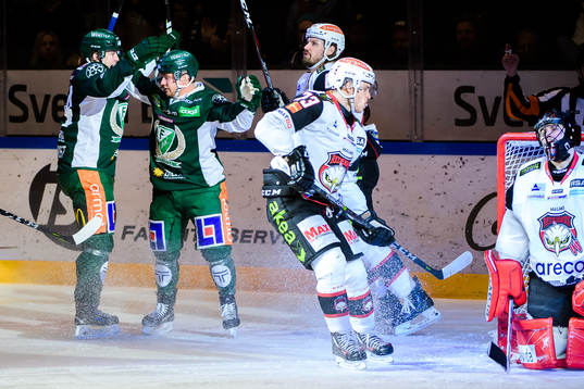 Färjestads Marcus Nilsson jublar