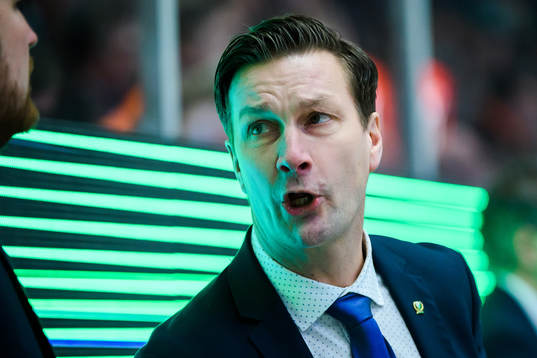 Färjestads tränare Johan Pennerborn