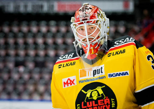 Luleås målvakt Niklas Rubin