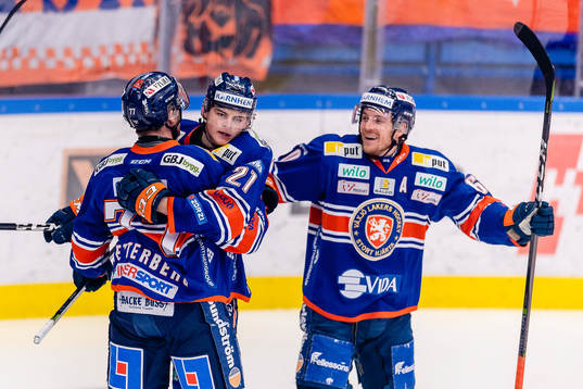 Växjös Pontus Netterberg, Filip Cederqvist och Erik
