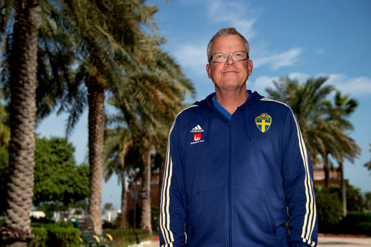 Sweden's head coach Janne Andersson