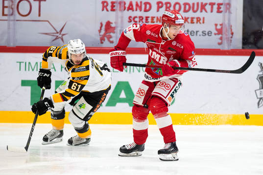 Skellefteås Fredrik Lindgren och Timrås Rickard Palmberg