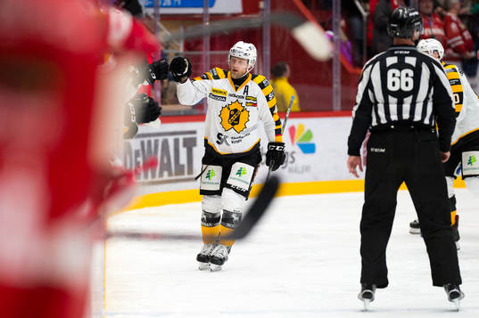Skellefteås Oscar Möller jublar