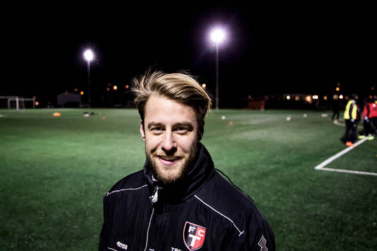 FC Trollhättans tränare William Lundin
